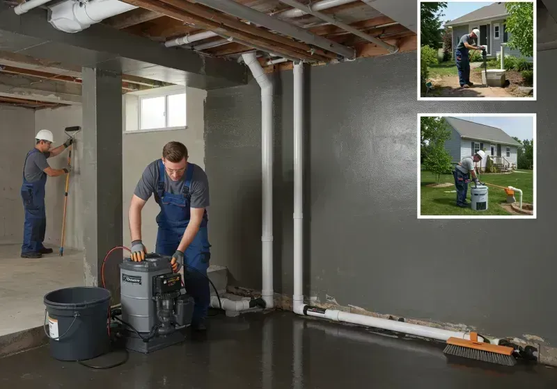 Basement Waterproofing and Flood Prevention process in Dunkirk, IN